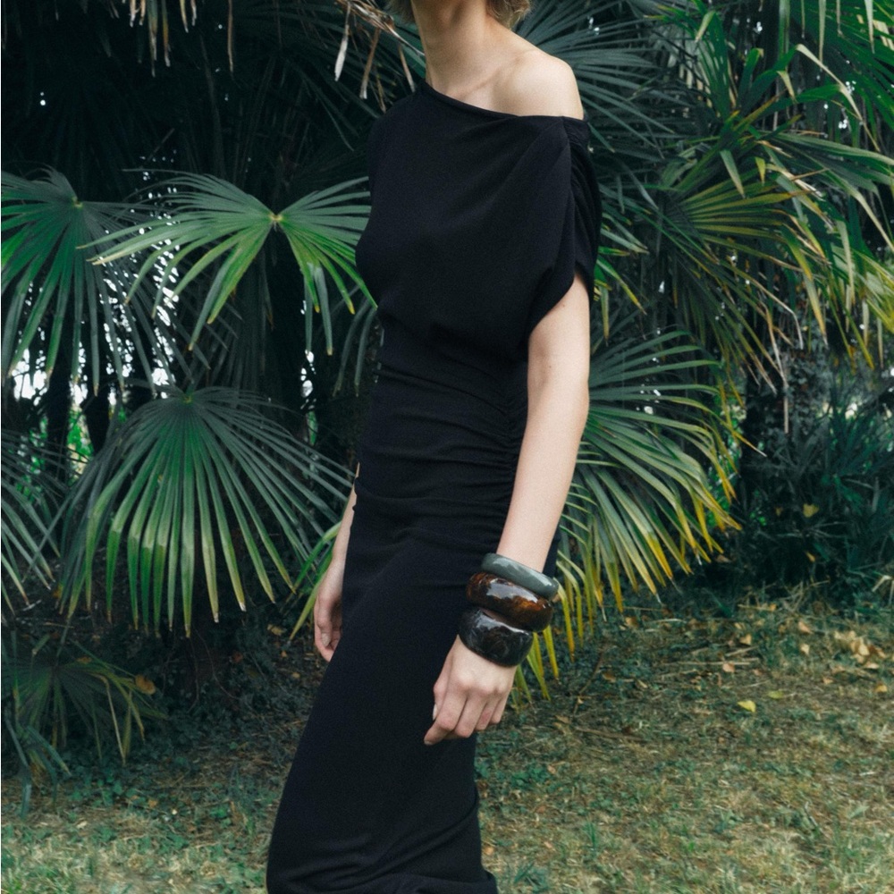 Zara Draped Knit Dress